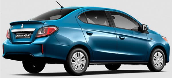 Mitsubishi Mirage G4 Vista Trasera.