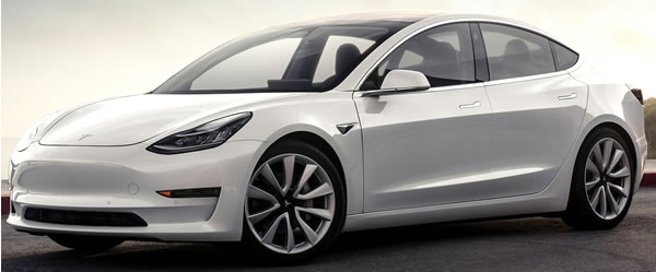 Tesla Model 3 Sedán Compacto 100% Eléctrico.