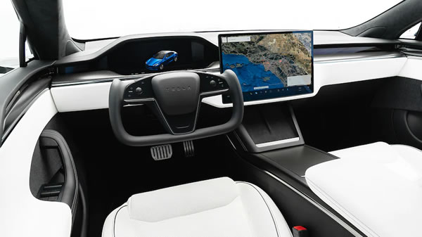 Tablero de instrumentos del Tesla Model S.