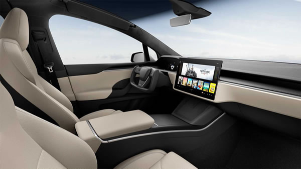 Tablero de instrumentos del Tesla Model X.