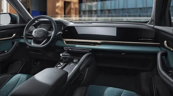 Tablero de instrumentos de la Geely Monjaro.