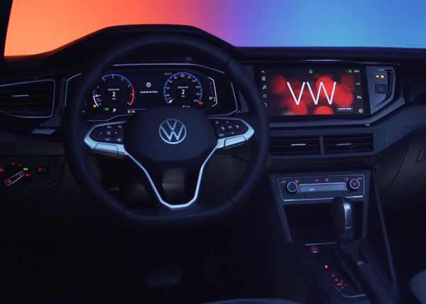 Tablero de instrumentos de la Volkswagen Nivus.