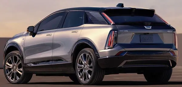 Vista lateral y trasera de la Cadillac Optiq.