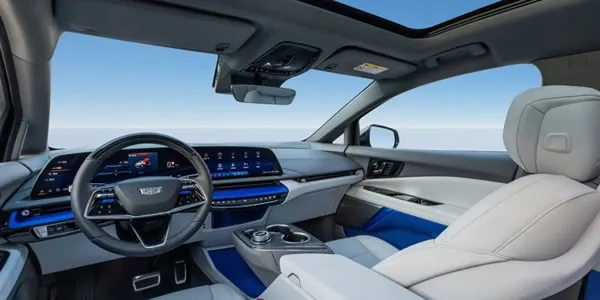 Panel de control de la Cadillac Optiq.