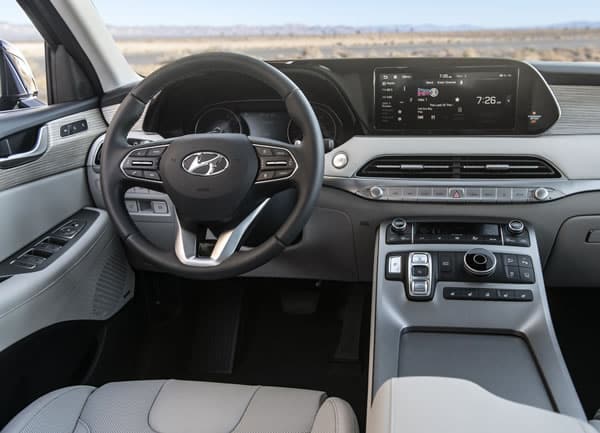 Tablero de instrumentos de la Hyundai Palisade.