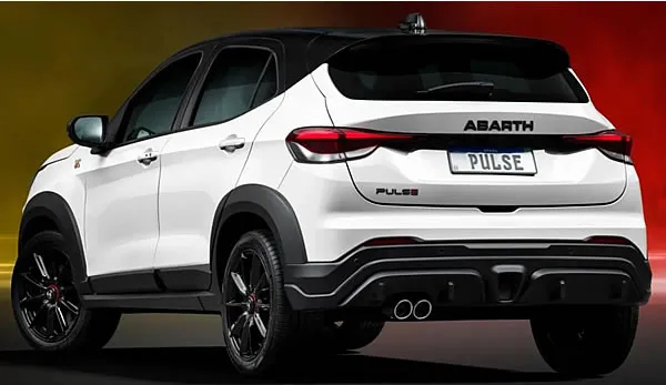 Vista trasera y lateral del FIAT Pulse Abarth.