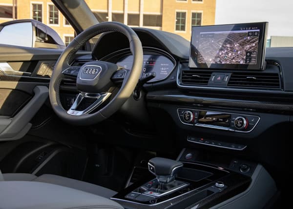 Tablero de instrumentos de la Audi Q5.