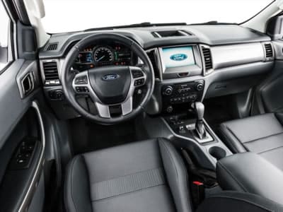 Tablero de instrumentos de la Ford Ranger.