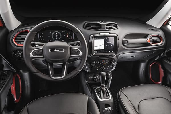 Tablero de instrumentos de la Jeep Renegade.