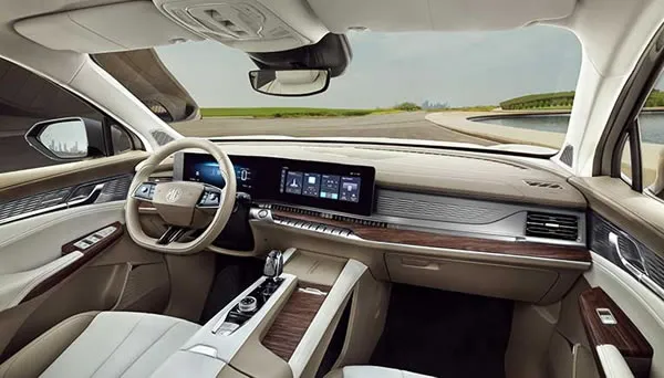 Panel de instrumentos de la MG RX9.