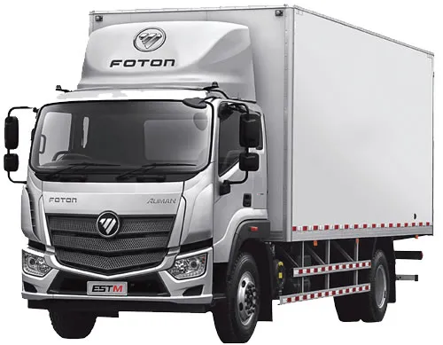 Foton S12 Chasis Cabina con aplicaci&oacute;n de caja seca y copete aerodin&aacute;mico.