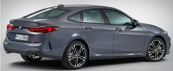 Vista lateral y trasera del BMW Serie 2 Gran Coup&eacute;.