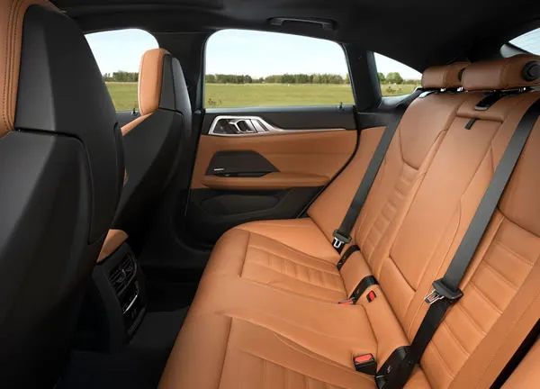 Asientos traseros del BMW Serie 4 Gran Coup&eacute;.