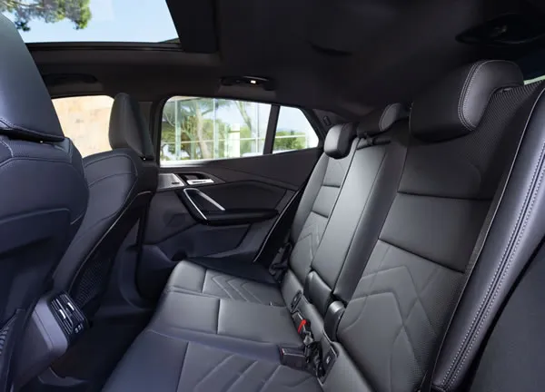 Asientos traseros de la BMW Serie X2.