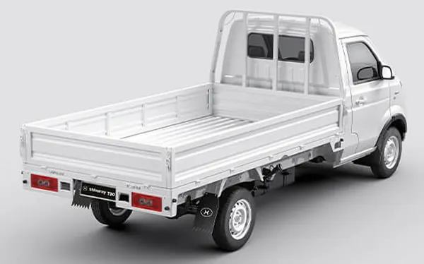 Vista trasera y lateral de la Shineray T30 Mini Truck.