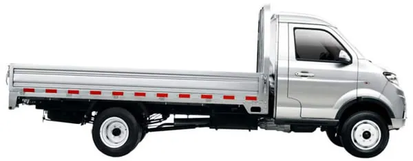 Vista lateral del Shineray T50 Mini Truck.