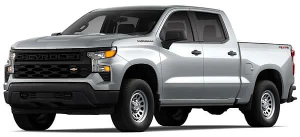 Chevrolet Silverado Doble Cabina Camioneta Pickup Tama&ntilde;o Grande.