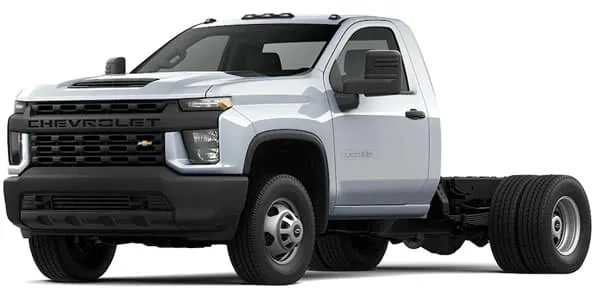 Chevrolet Silverado 3500 Camioneta Chasis Cabina de 3 y 1/2 toneladas.