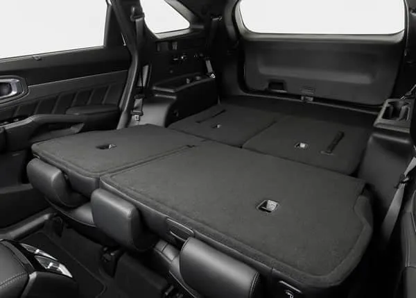 Cajuela y asientos traseros de la KIA Sorento.