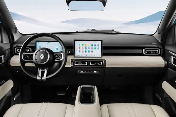 Panel de instrumentos de la Chevrolet Spark EUV.