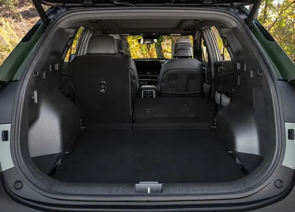 Interior y cajuela de la KIA Sportage.