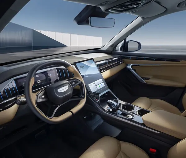 Tablero de instrumentos de la Geely Starray.