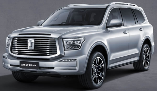 GWM Tank-500 SUV Todoterreno Tamaño Grande Mild Hybrid. GWM Tank-500 SUV Todoterreno Tamaño Grande Mild Hybrid.
