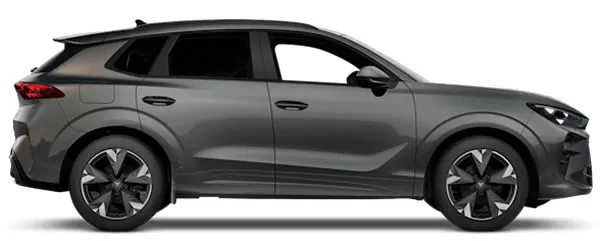 Vista lateral del CUPRA Terramar.