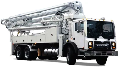 Mack Terrapro con aplicaci&oacute;n de bomba de concreto.