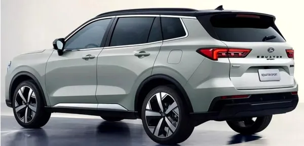 Vista lateral y trasera de la Ford Territory.