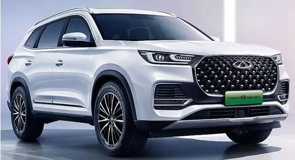 Chirey Tiggo 8 Pro e+ camioneta SUV mediana h&iacute;brida.