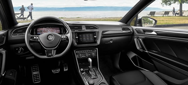 Tablero de instrumentos de la Volkswagen Tiguan.