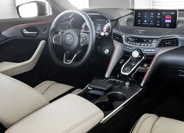 Tablero de instrumentos del Acura TLX Type-S.