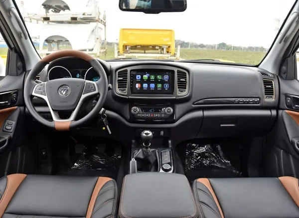 Panel de instrumentos de la Foton Tunland E5.