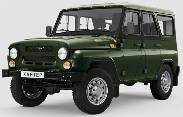 UAZ Hunter Camioneta tipo SUV Todoterreno.