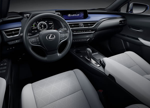 Tablero de instrumentos de la Lexus UX.