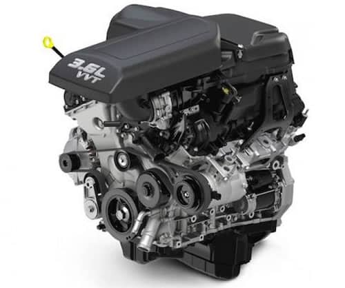 Motor Pentastar® V6 de 3.6L.