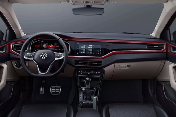 Tablero de instrumentos del Volkswagen Virtus.