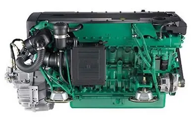 Motor Volvo D8C.