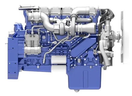 Motor WEICHAI WP12.430E50 turbo-di&eacute;sel.