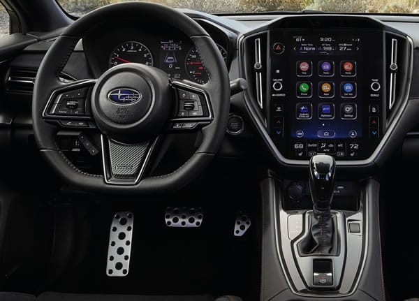 Tablero de instrumentos del Subaru WRX.