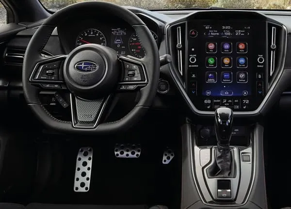 Tablero de instrumentos del Subaru WRX.