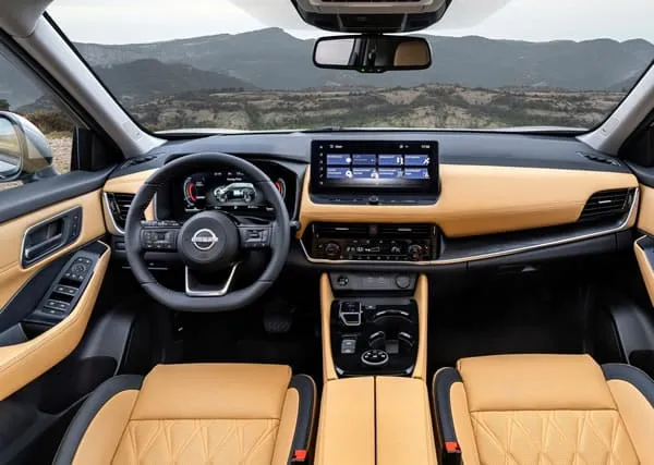 Tablero de instrumentos de la Nissan X-Trail.