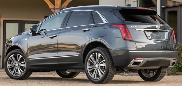 Cadillac XT5 Vista trasera.