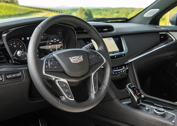 Tablero de instrumentos de la Cadillac XT5.