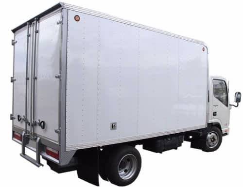 Camión International CityStar 4 con aplicación de caja seca.